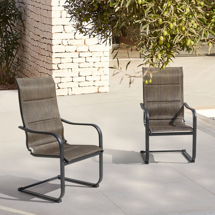 Patio spring motion online chairs